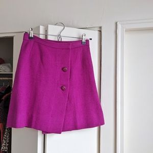 1960s Wool Miniskirt